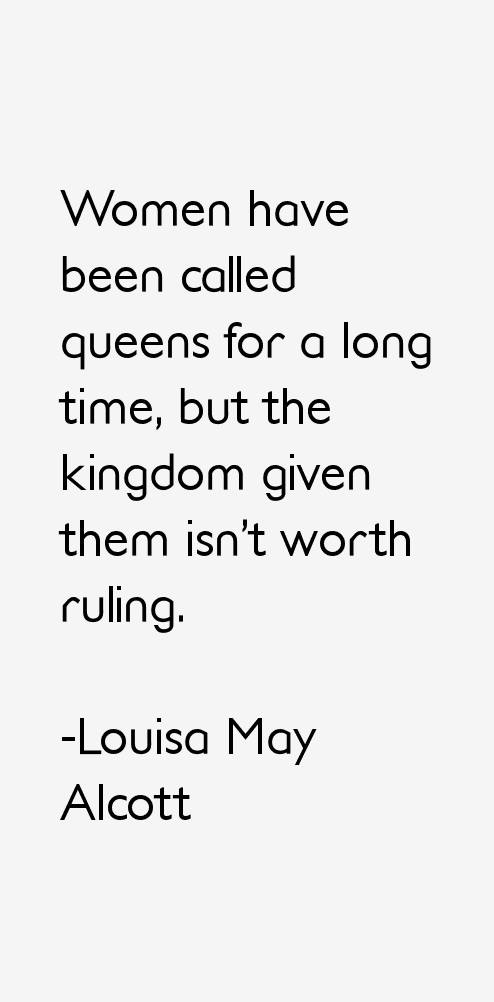 Louisa May Alcott Quotes