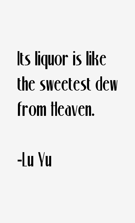 Lu Yu Quotes