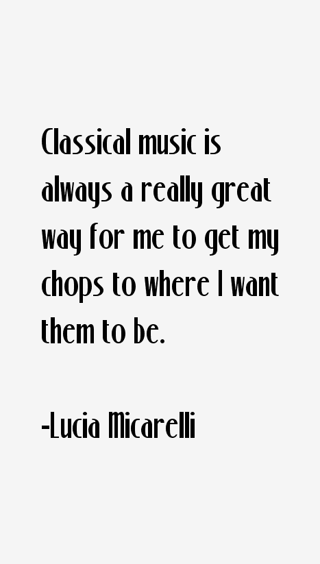 Lucia Micarelli Quotes
