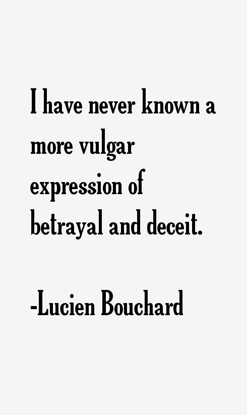 Lucien Bouchard Quotes