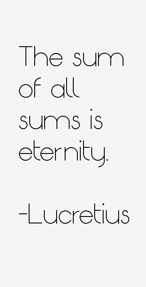 Lucretius Quotes