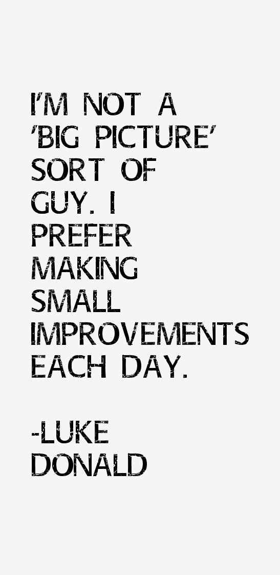 Luke Donald Quotes