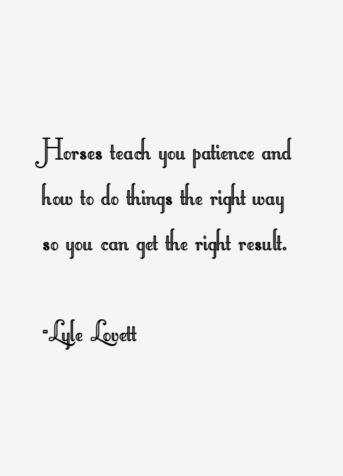 Lyle Lovett Quotes