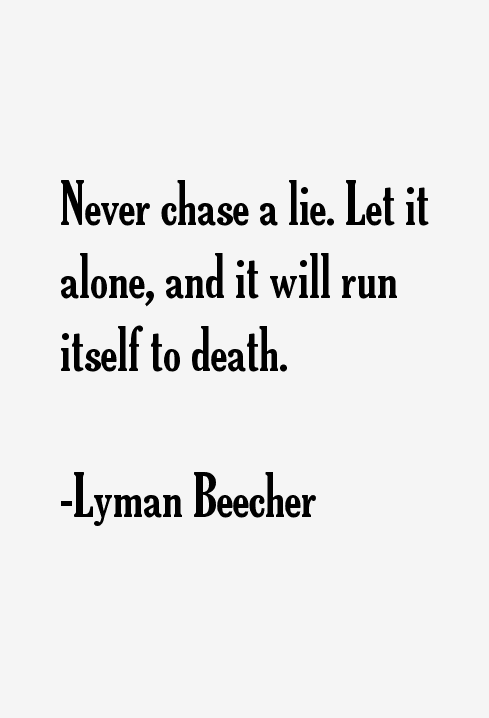 Lyman Beecher Quotes