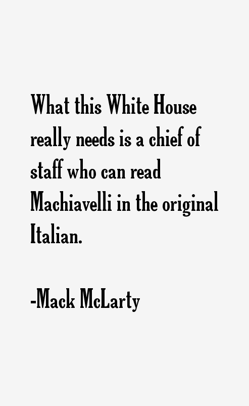 Mack McLarty Quotes