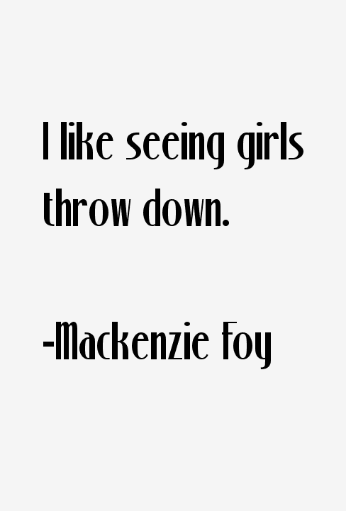 Mackenzie Foy Quotes