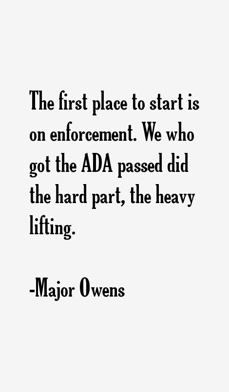 Major Owens Quotes