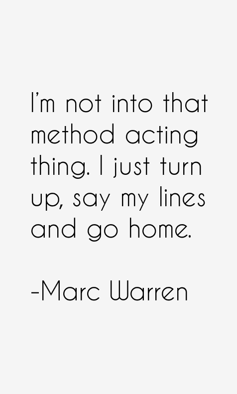 Marc Warren Quotes