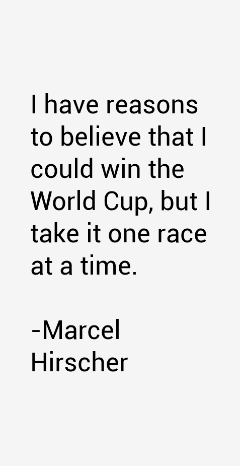Marcel Hirscher Quotes