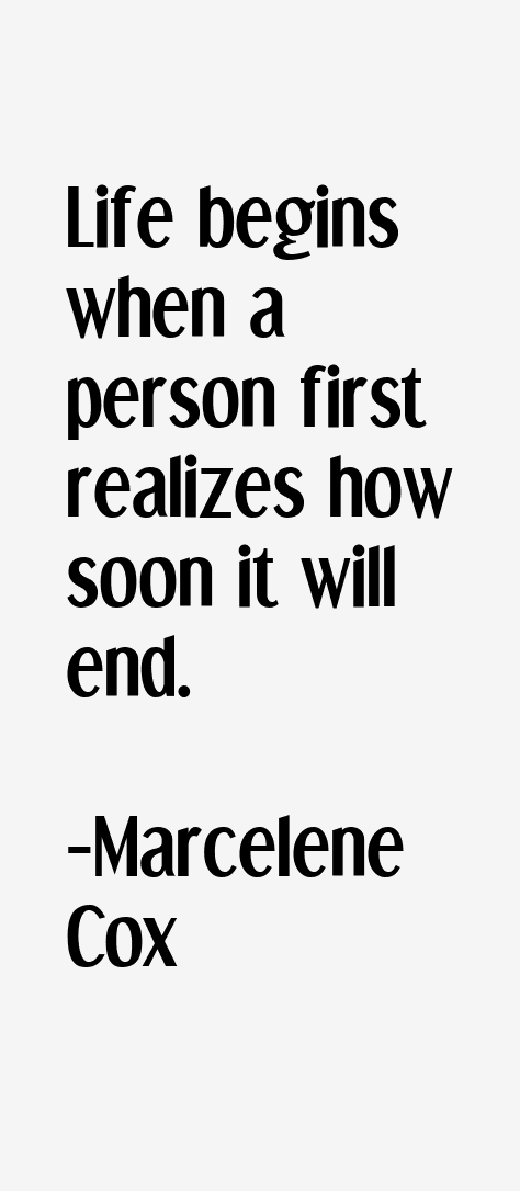 Marcelene Cox Quotes