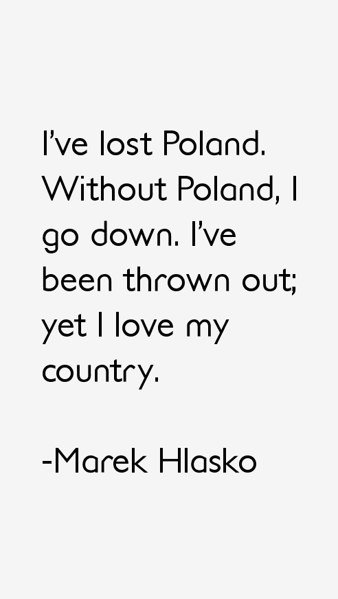 Marek Hlasko Quotes