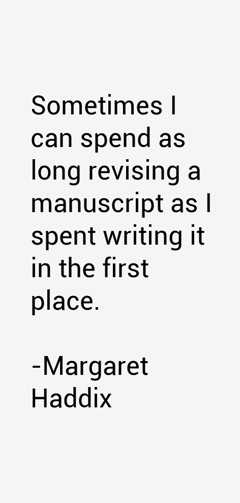 Margaret Haddix Quotes