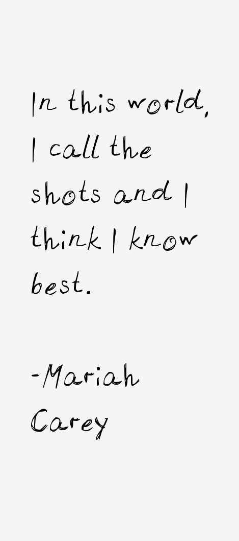 Mariah Carey Quotes