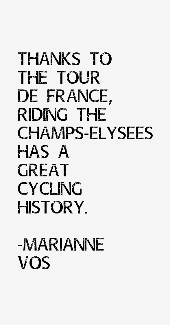 Marianne Vos Quotes