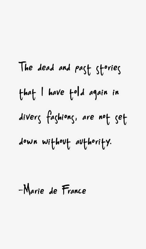 Marie de France Quotes
