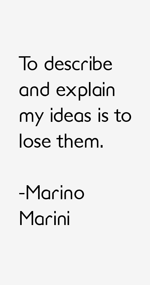 Marino Marini Quotes