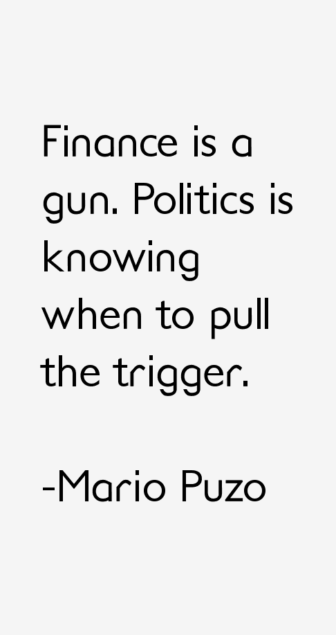Mario Puzo Quotes