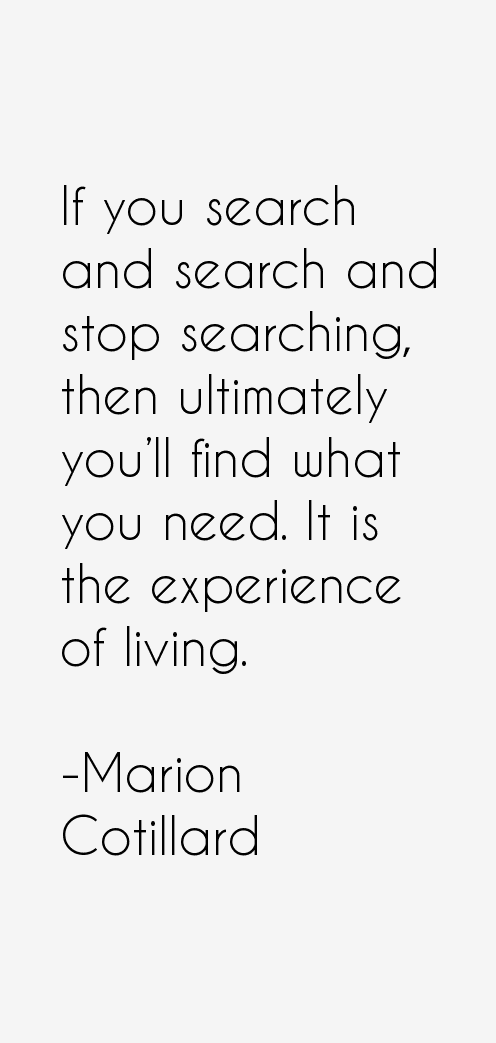 Marion Cotillard Quotes