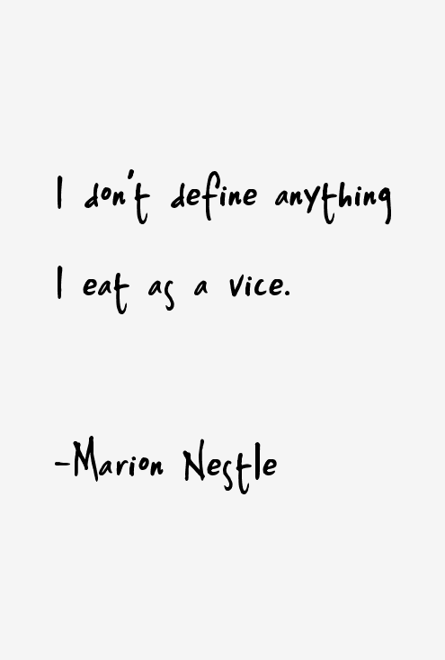 Marion Nestle Quotes