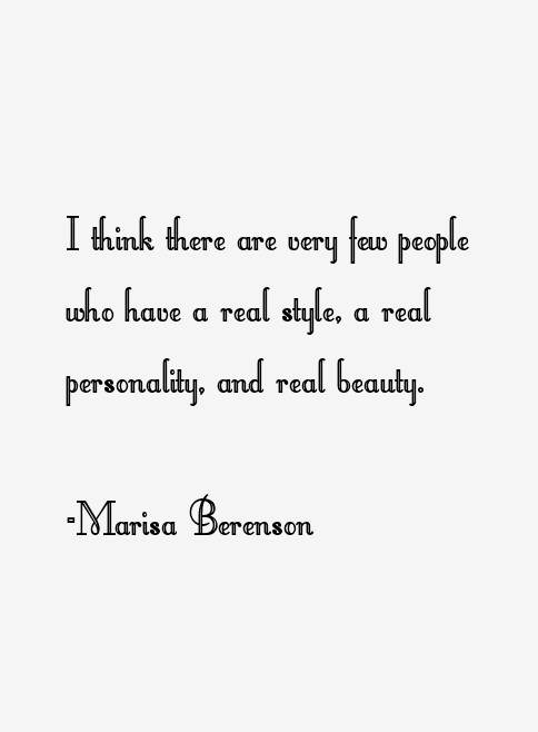 Marisa Berenson Quotes