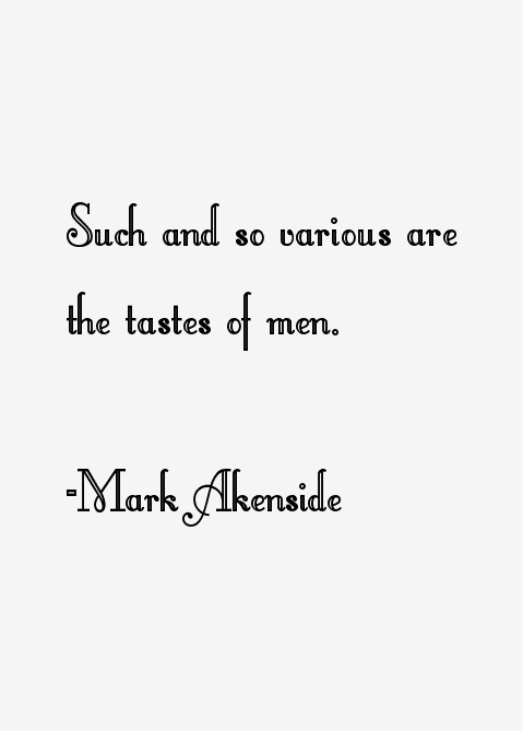 Mark Akenside Quotes