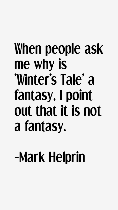 Mark Helprin Quotes