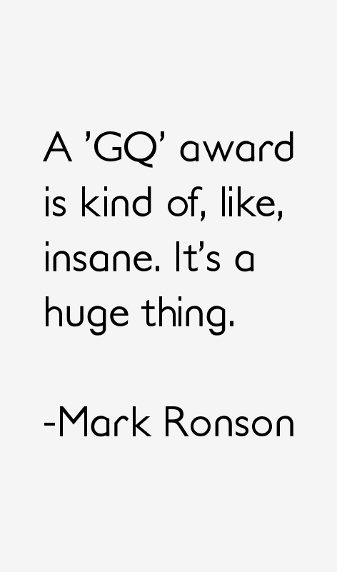 Mark Ronson Quotes