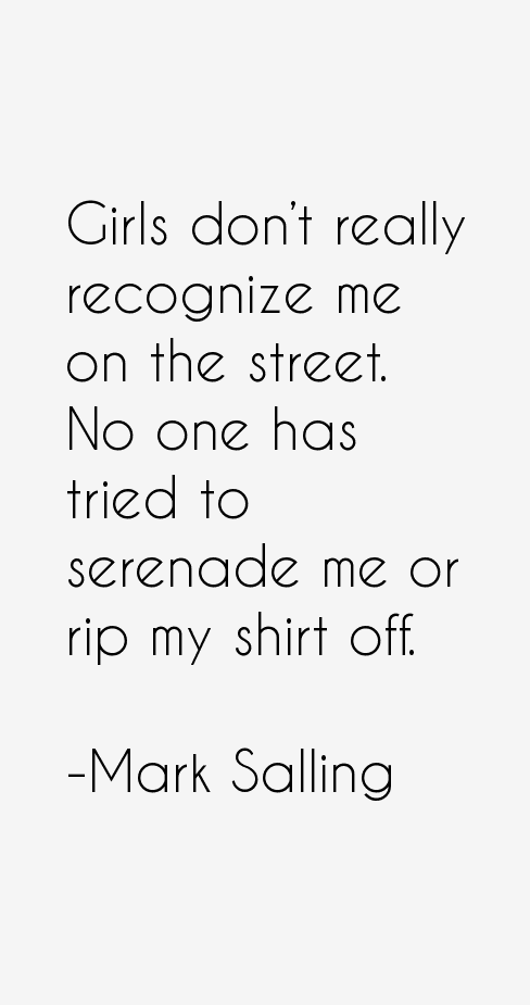 Mark Salling Quotes
