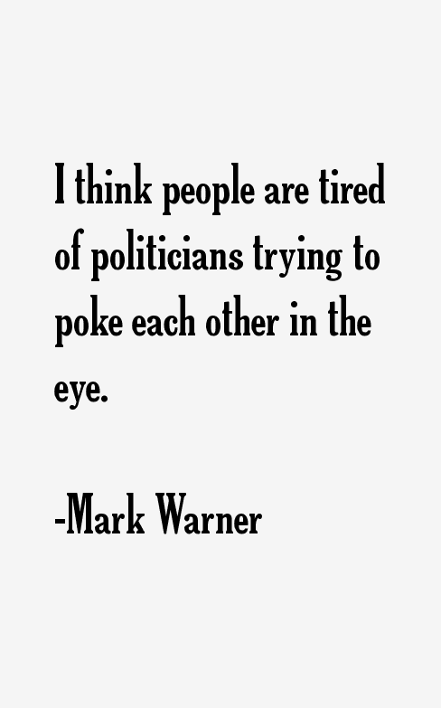 Mark Warner Quotes