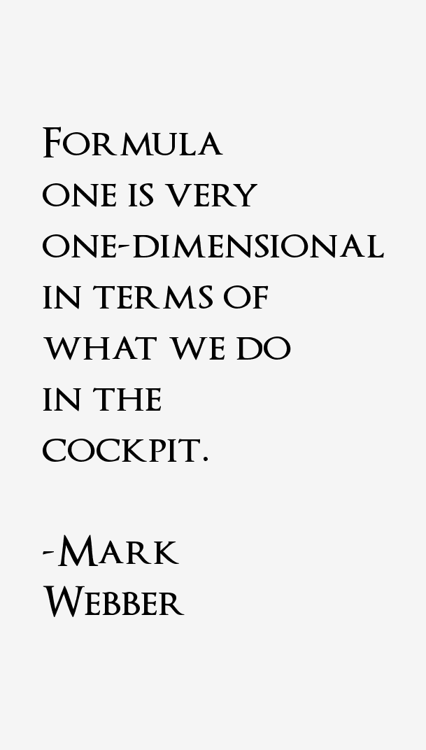 Mark Webber Quotes