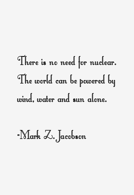 Mark Z. Jacobson Quotes