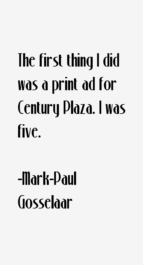 Mark-Paul Gosselaar Quotes