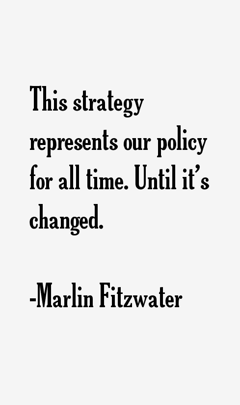 Marlin Fitzwater Quotes