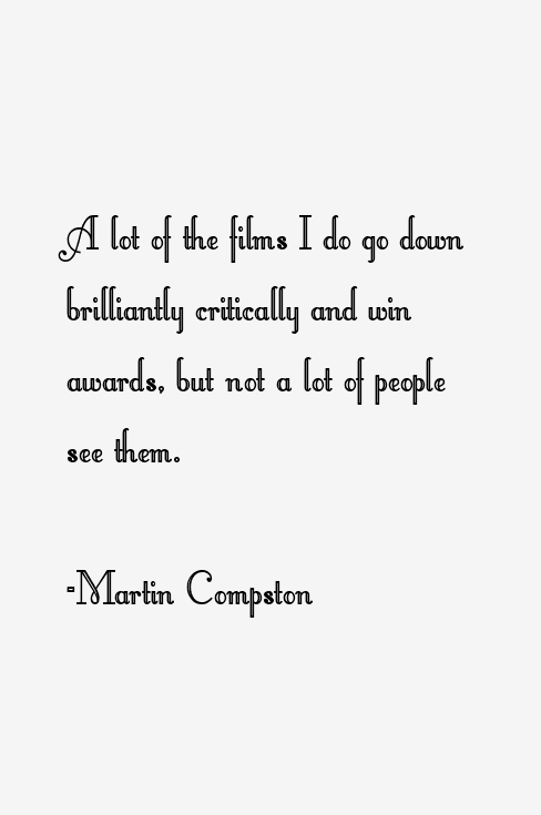 Martin Compston Quotes