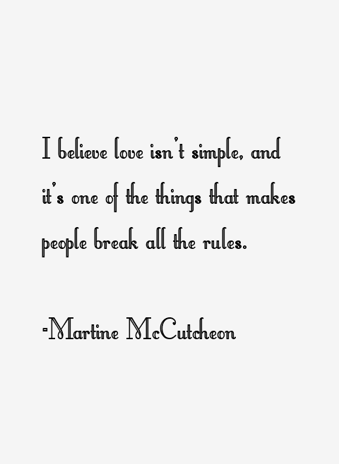 Martine McCutcheon Quotes