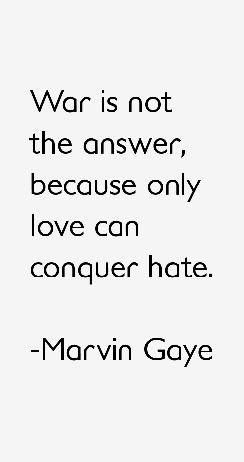 Marvin Gaye Quotes