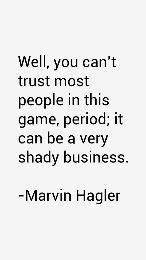 Marvin Hagler Quotes