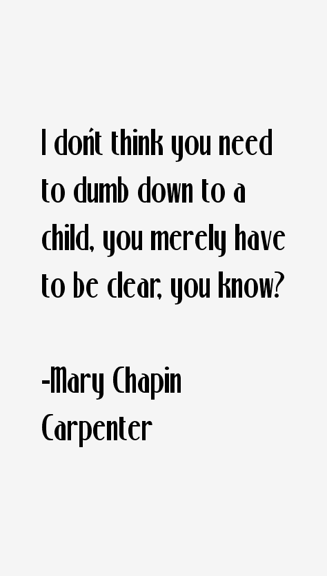Mary Chapin Carpenter Quotes