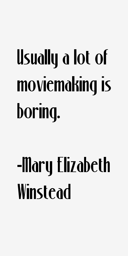 Mary Elizabeth Winstead Quotes