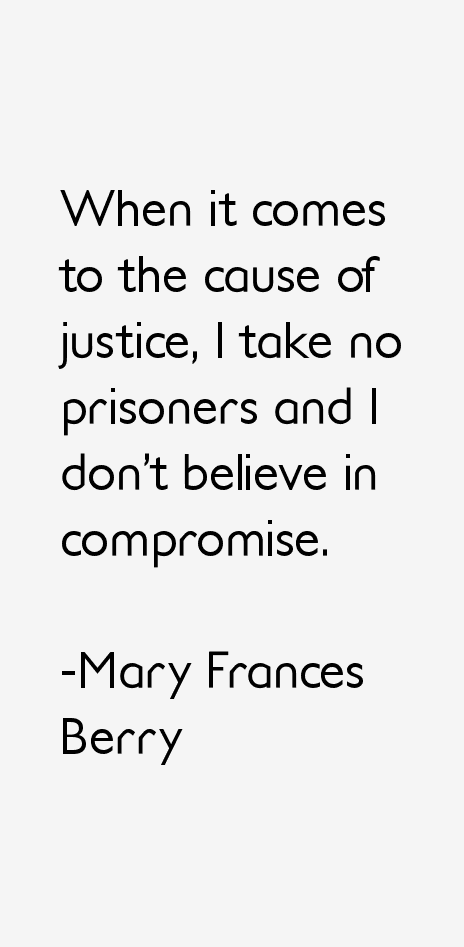Mary Frances Berry Quotes