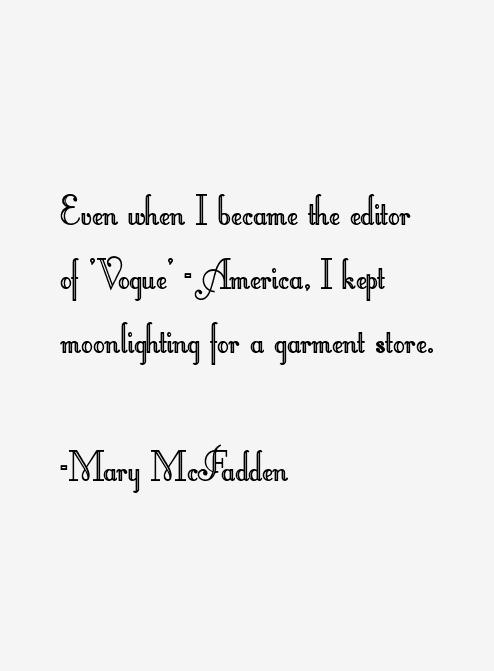 Mary McFadden Quotes