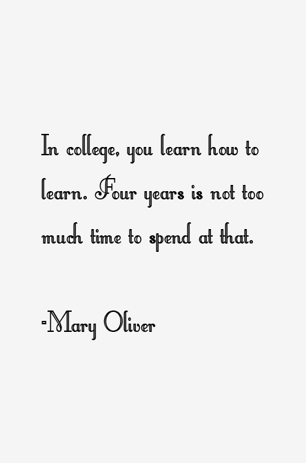 Mary Oliver Quotes