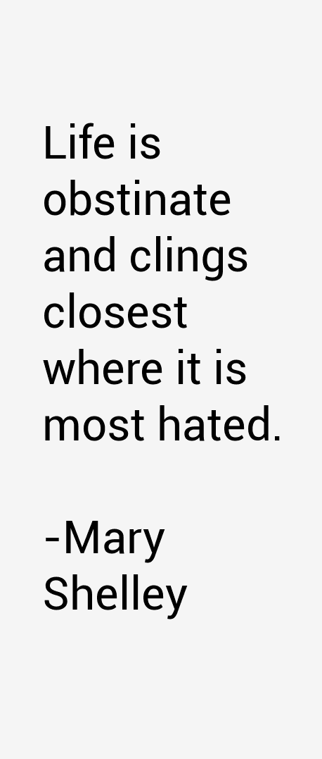 Mary Shelley Quotes