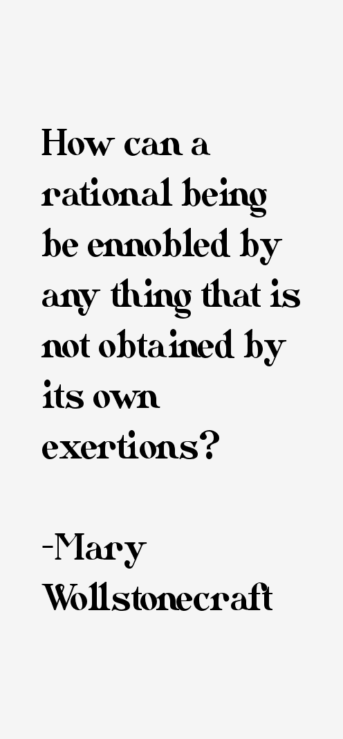 Mary Wollstonecraft Quotes