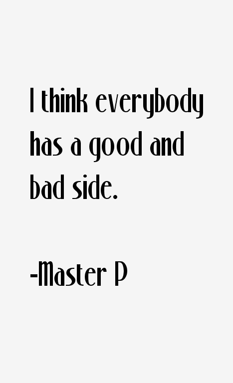 Master P Quotes