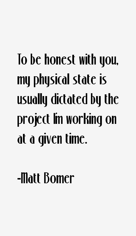 Matt Bomer Quotes