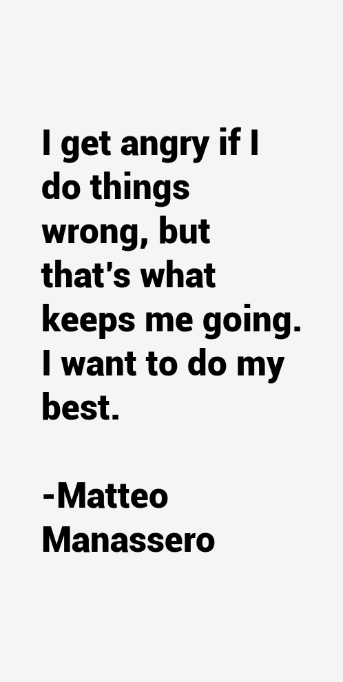 Matteo Manassero Quotes