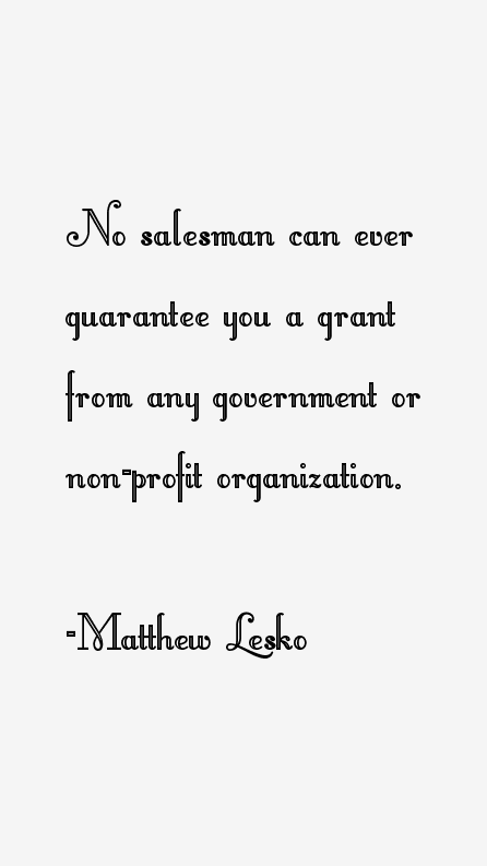 Matthew Lesko Quotes