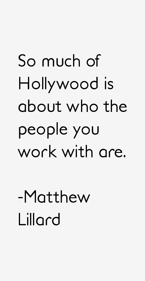 Matthew Lillard Quotes