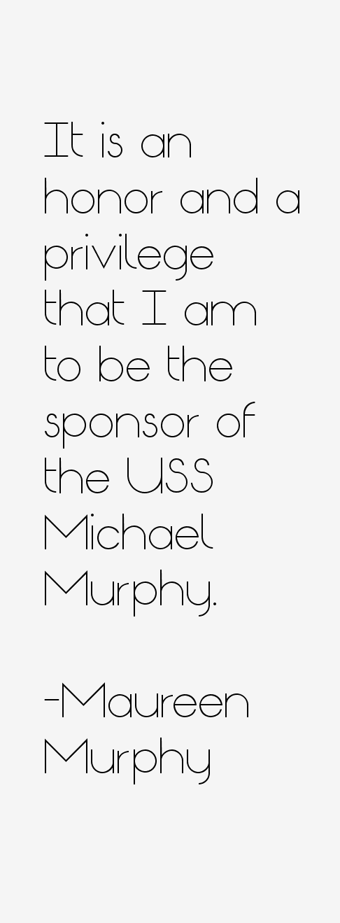Maureen Murphy Quotes